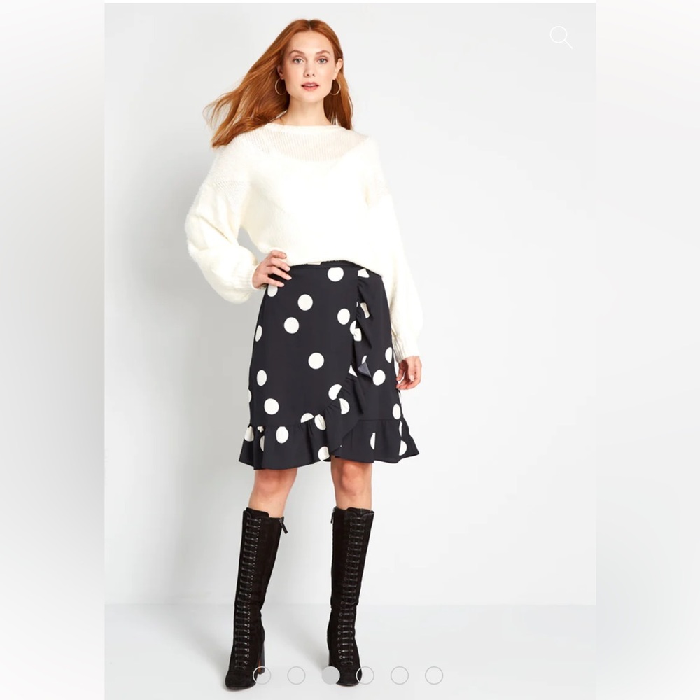 ModCloth | It’s a Wrap Ruffled A-Line Skirt